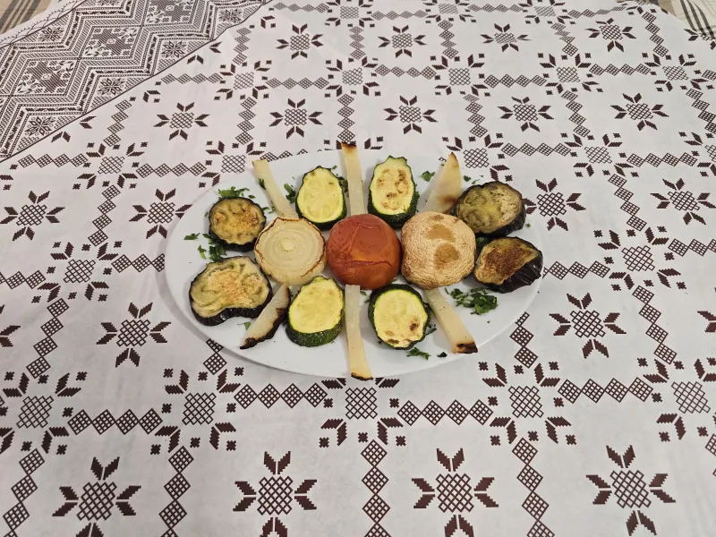 Boiled vegetables