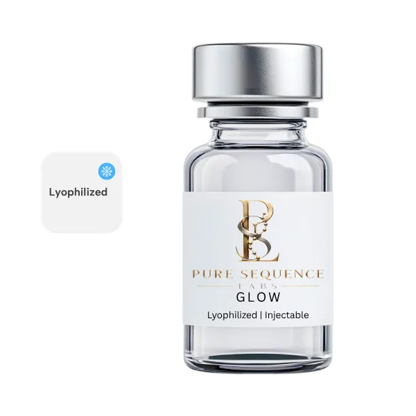 GLOW (BPC-157 / GHK-CU / TB-500)10mg/50mg/10mg/mL (3mL) - Lyophilized