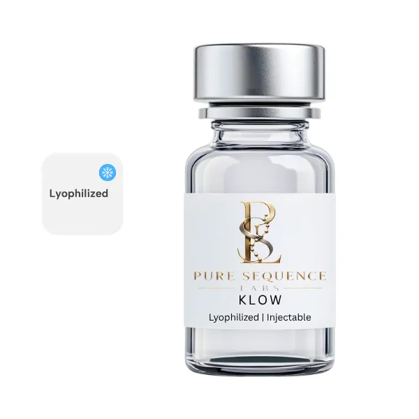 KLOW (BPC-157 / GHK-CU / TB-500 / KPV) 10mg/50mg/10mg/10mg/mL (3mL) - Lyophilized