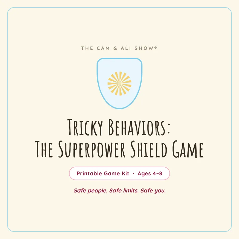 Tricky Behaviors: The Superpower Shield Game©  (Ages 4–8)