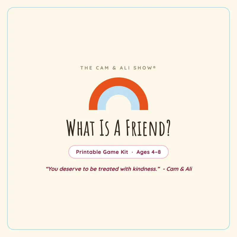 What Is A Friend?© Printable Game Kit  (Ages 4–8)