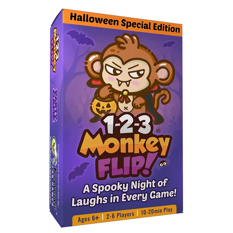 1-2-3 Monkey FLIP!  - Halloween Edition (Pre-Order)