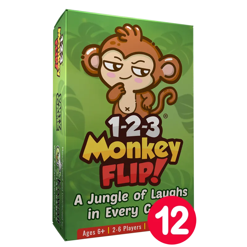 1-2-3 Monkey FLIP! - Wholesale Price (Set of 12)