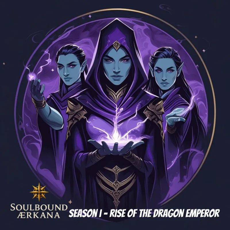 Soulbound Ærkana® – Arcanist Starter Set – Arcanum Flows – completely ready to play. No boosters needed. Start playing 