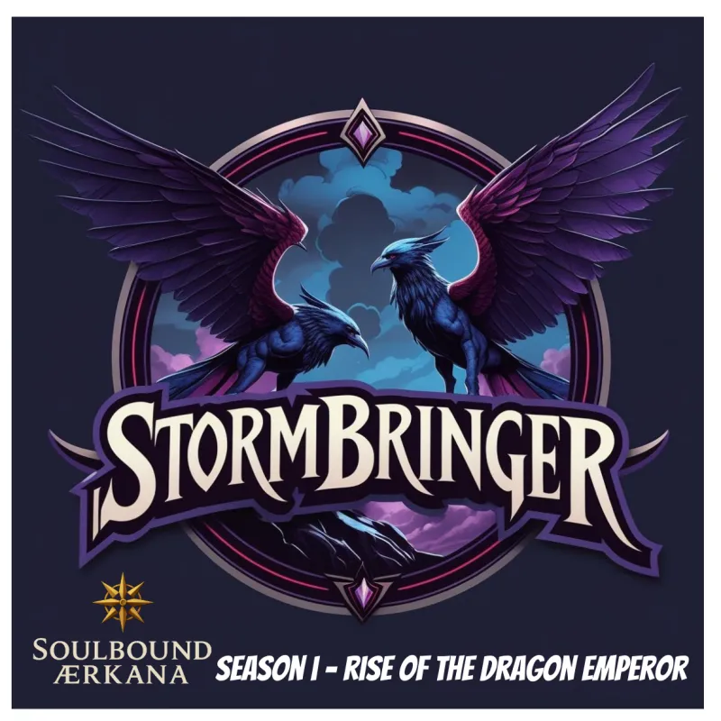 Soulbound Ærkana® – Stormbringer Starter Set – fully playable. No boosters needed. Start playing right away.