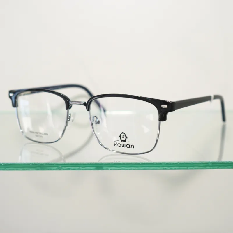 CABALLERO AC H PASTA METAL NEGRO/PLATA OVAL