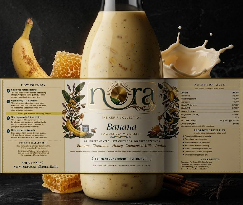 Nora Banana Kefir (1L)