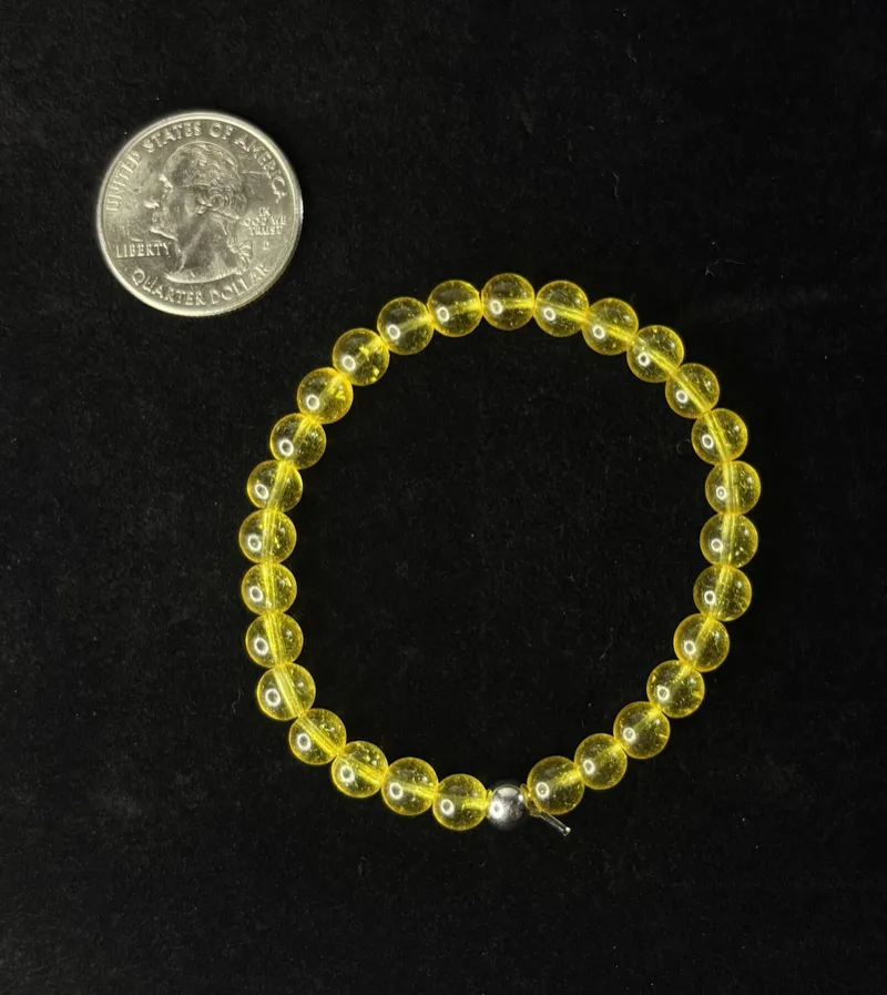 Royal Citrine Mineral Stretch Bracelet