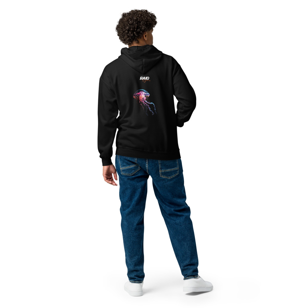 RAID Wear Jellyfish Unisex Heavy Zip Hoodie