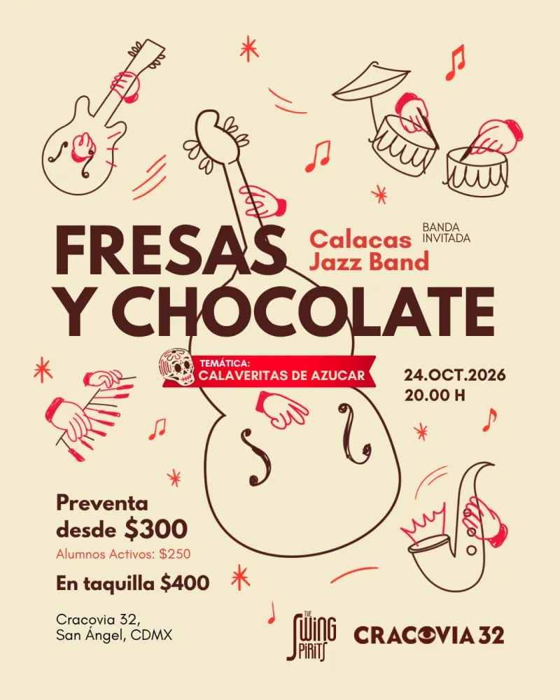 FRESAS Y CHOCOLATE: Calacas Jazz Band