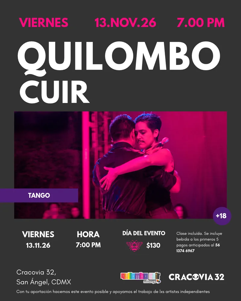 Quilombo Cuir Noviembre