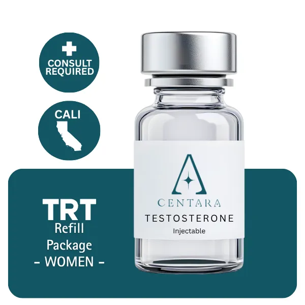 TRT CALI Women's Refill Package (Cypionate 200mg/mL 10mL)