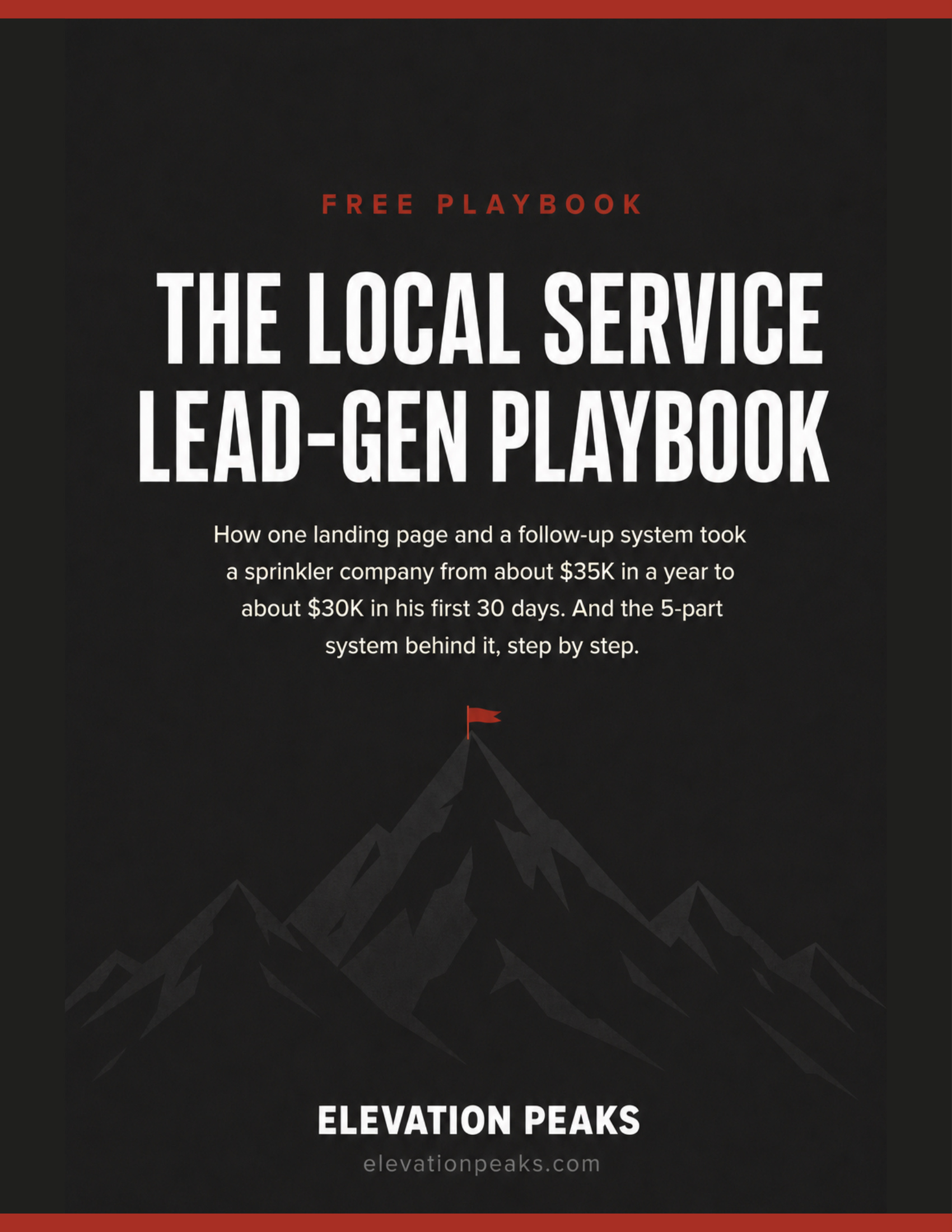 The Local Service Lead-Gen Playbook cover