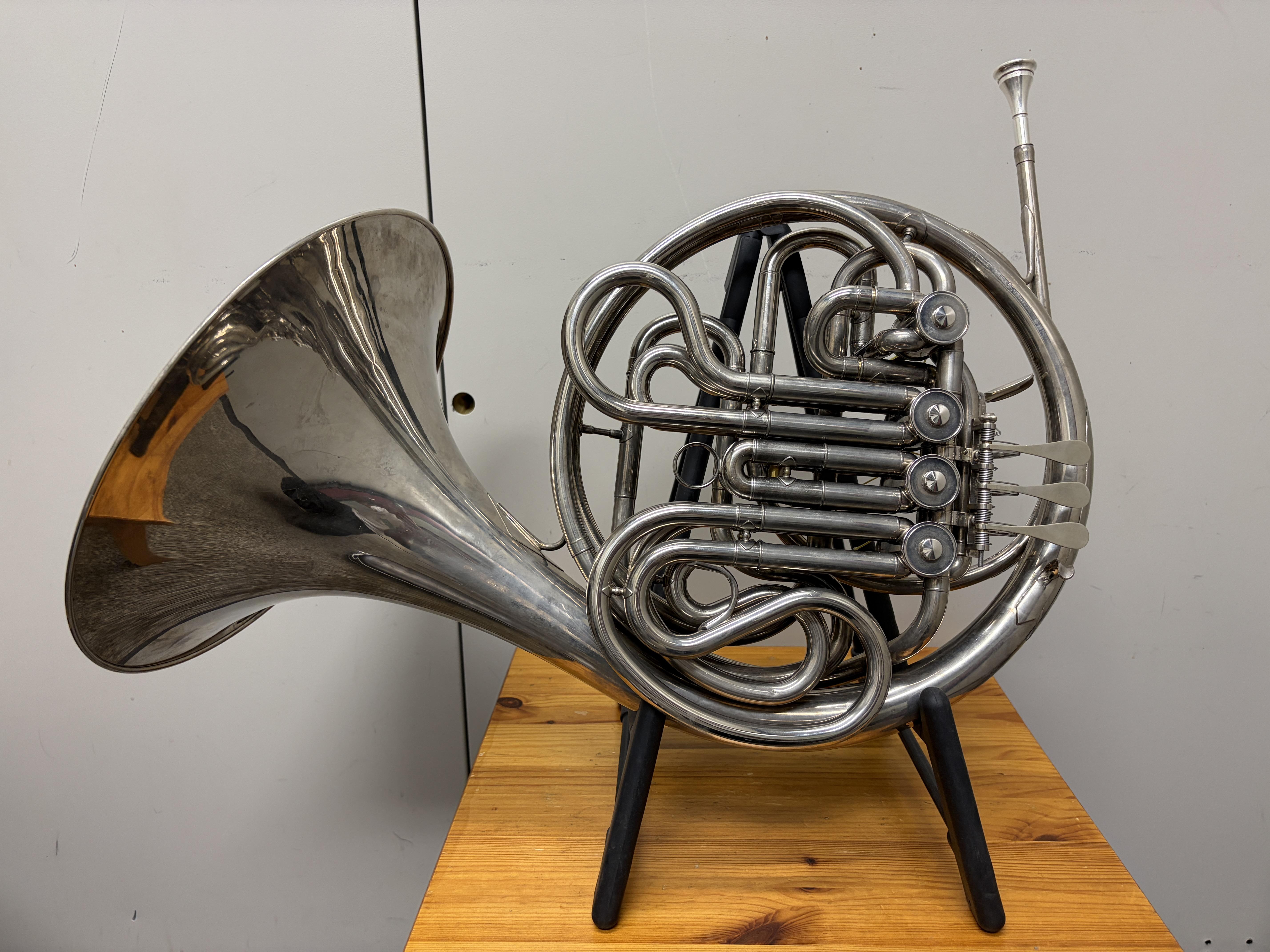 Yamaha YHR664 Silver Plated Double Horn 