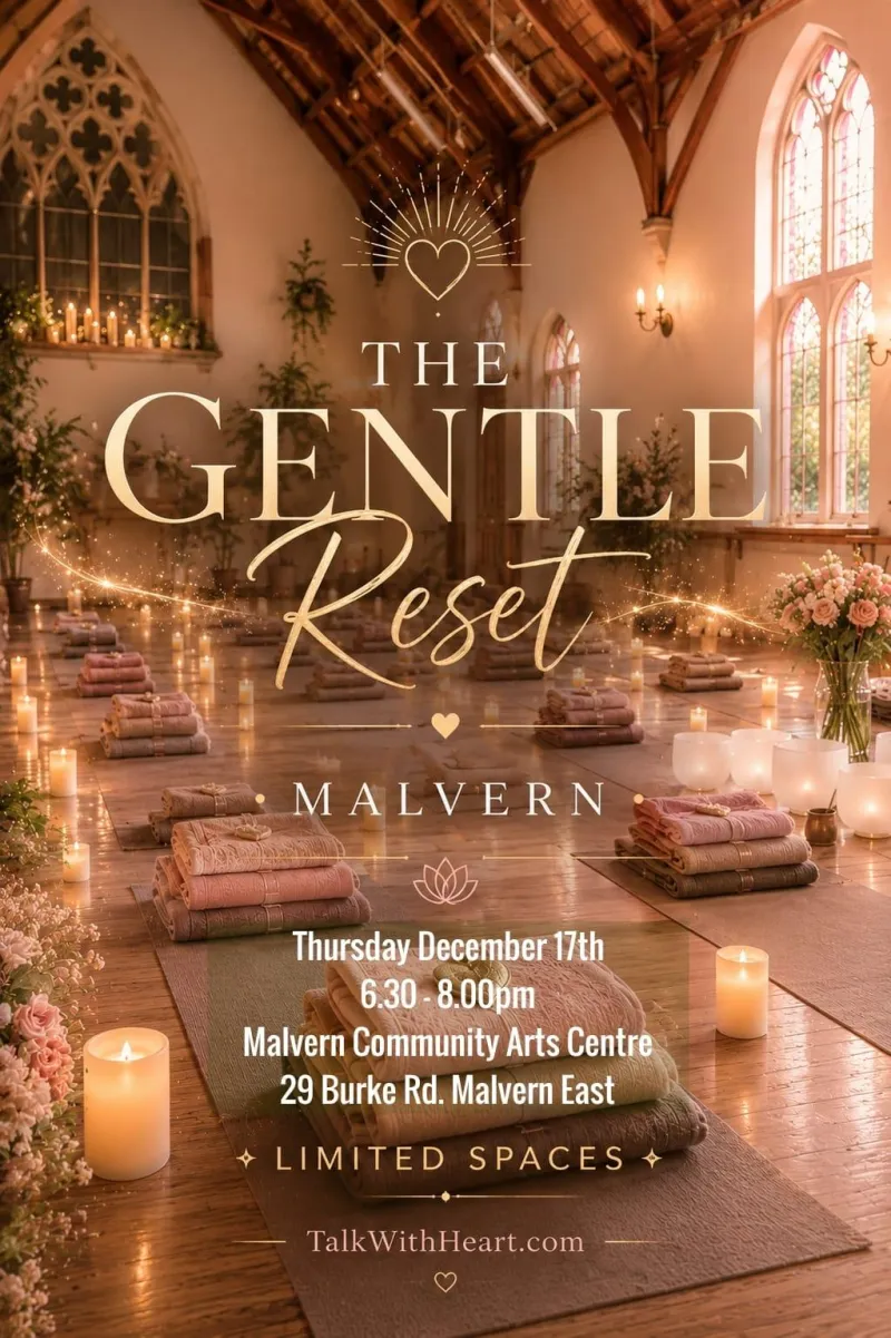 Melbourne - The Gentle Reset: Somatic Healing & Nervous System Reset Workshop