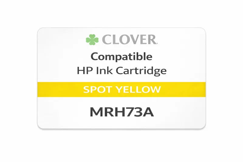 Clover Compatible HP Ink Cartridge - Spot Yellow - MRH73A