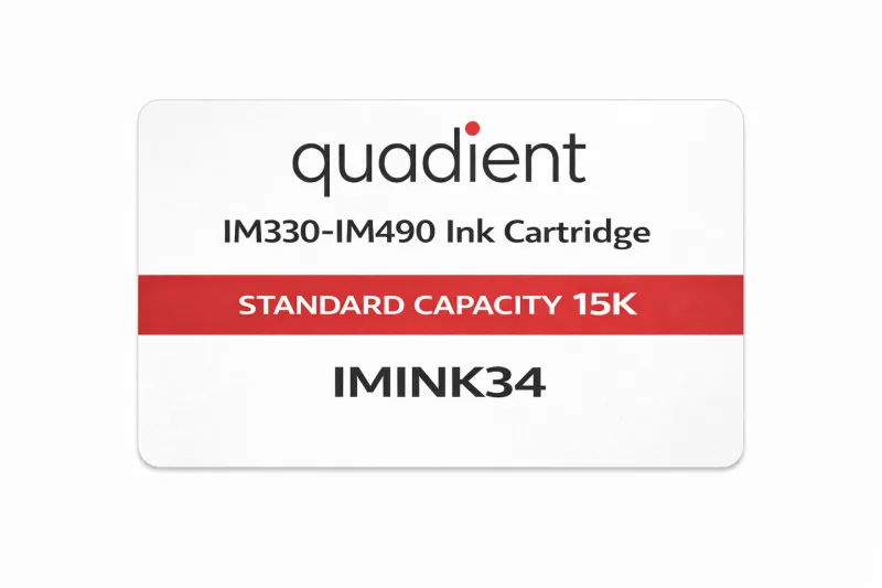 Quadient IM330-IM490 Ink Cartridge - Standard Capacity 15K - IMINK34