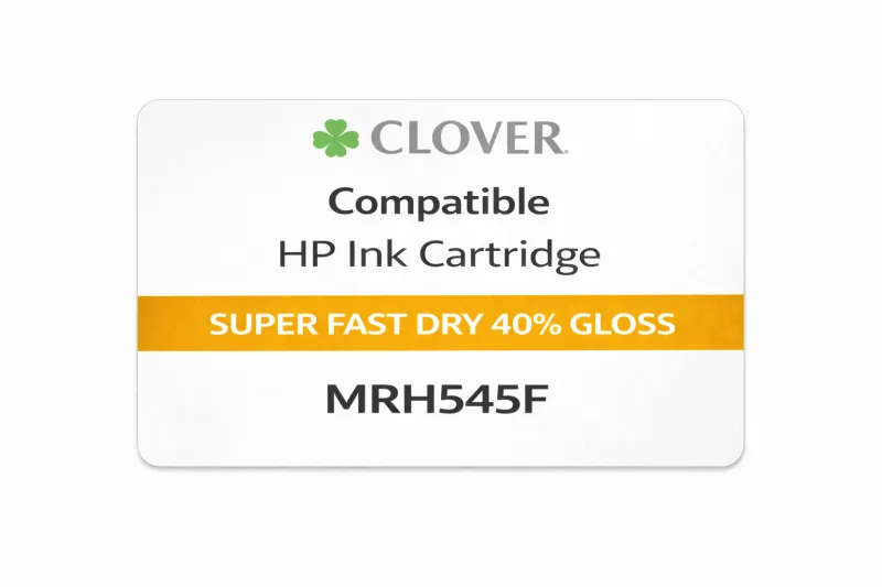 Clover Compatible HP Ink Cartridge - Super Fast Dry 40% Gloss - MRH545SF