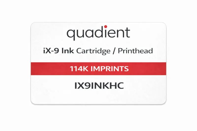 Quadient iX-9 Ink Cartridge / Printhead - 114K Imprints - IX9INKHC