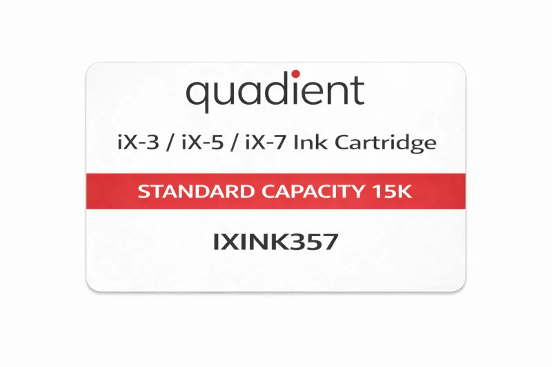 Quadient iX-3 / iX-5 / iX-7 Ink Cartridge - Standard Capacity 15K - IXINK357