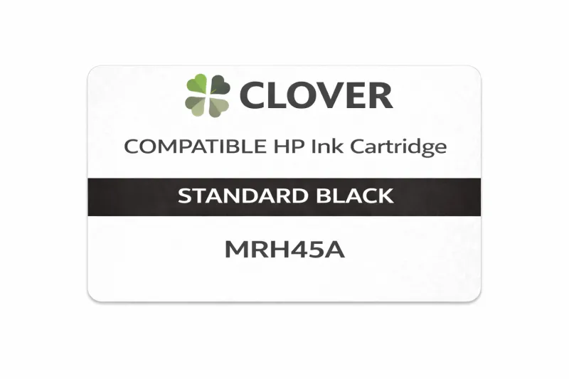 Clover Compatible HP Ink Cartridge - Standard Black - MRH45A