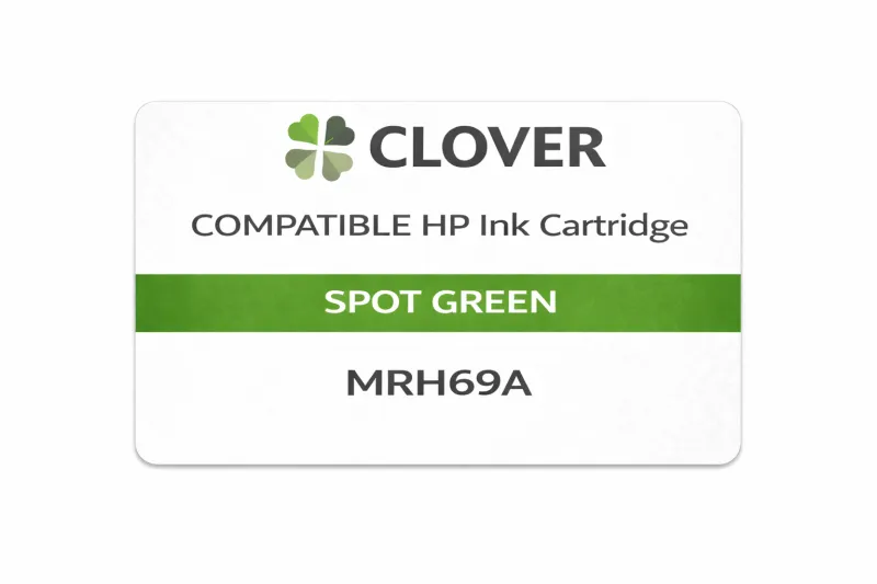 Clover Compatible HP Ink Cartridge - Spot Green - MRH69A