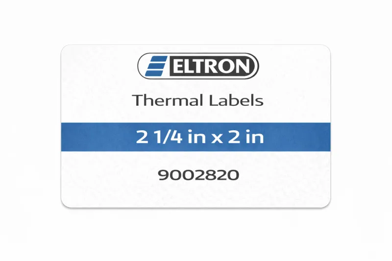 Eltron Thermal Labels - 2 1/4 in x 2 in - 9002820