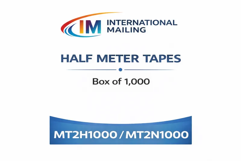 Half Meter Tapes - Box of 1,000 - MT2H1000 / MT2N1000
