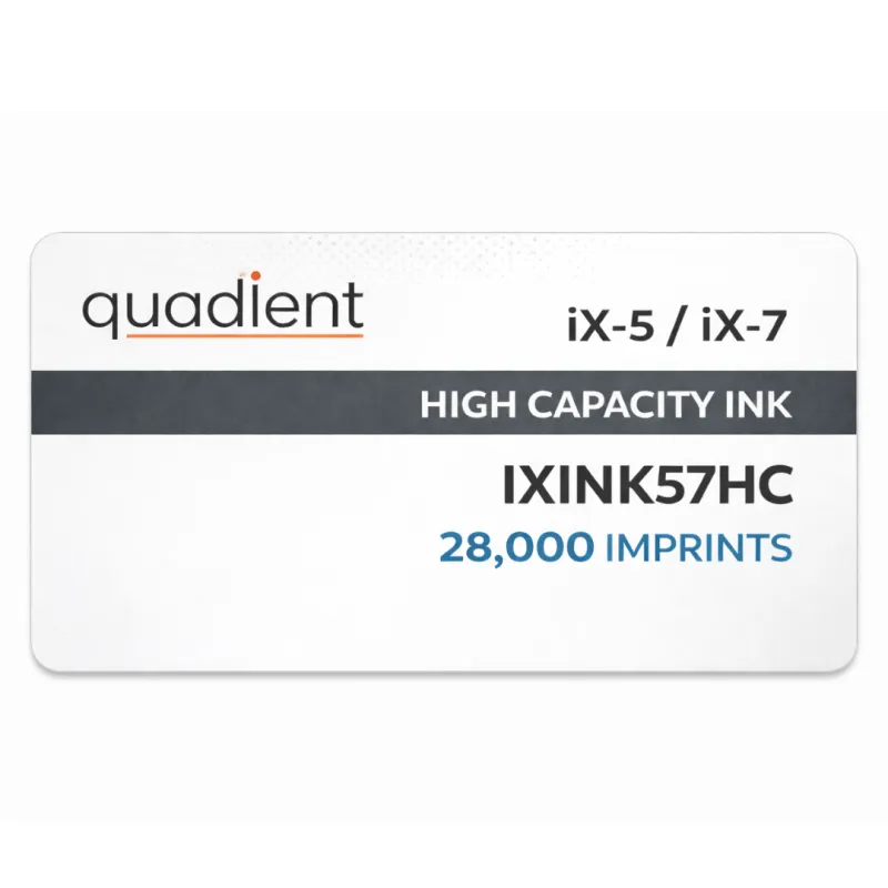 Quadient iX-5 / iX-7 Ink Cartridge - High Capacity 28K - IXINK57HC