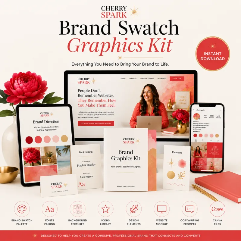 Cherry Spark Brand Graphics Kit