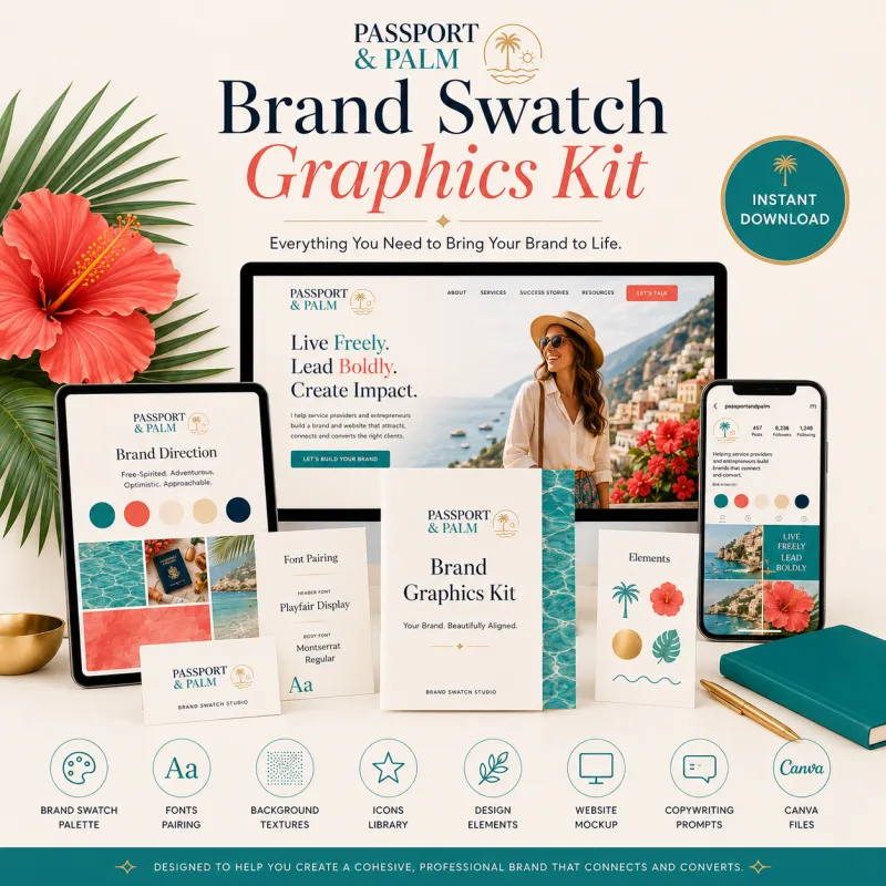 Passport and Palm Brand Graphics Kit