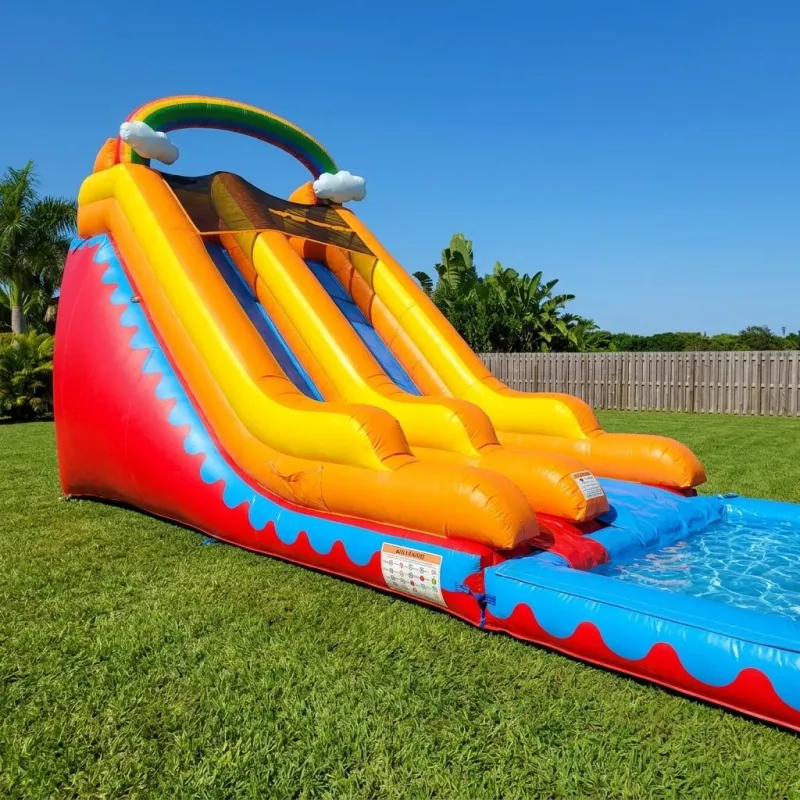 Water Slide Single Line 22ft - SUNNY RAIMBOW