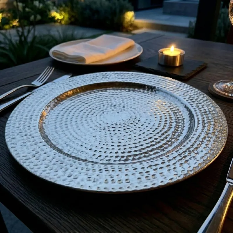 Silver Charger Plate