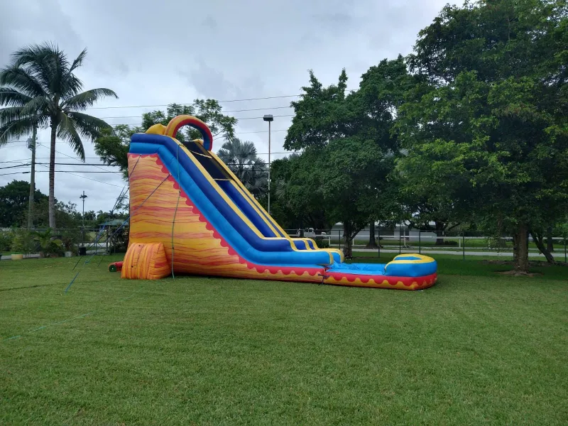 Water Slide Single Line 28ft - VOLCANO LAVA