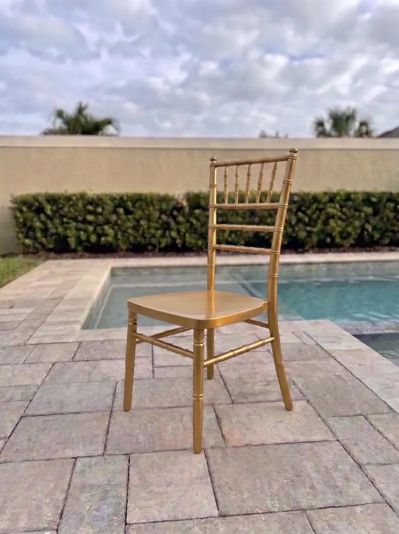 Chiavari Chair Gold Resin 