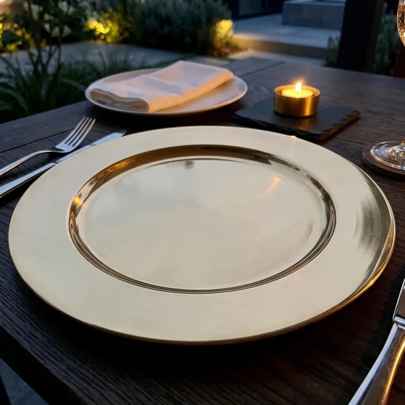 Gold Charger Plate