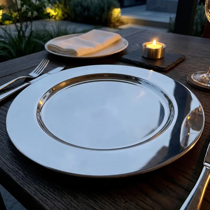 Silver Charger Plate