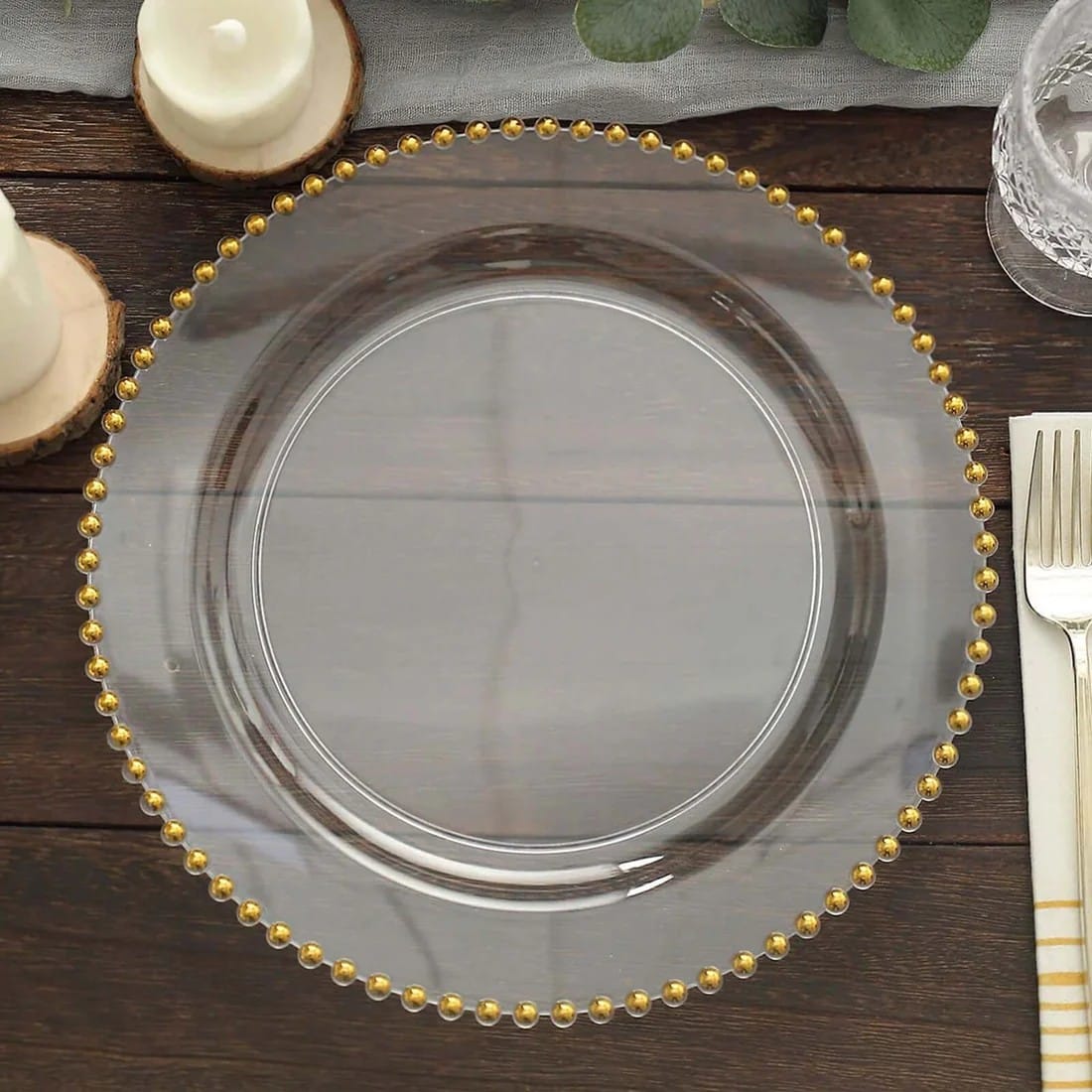 Clear Charger Plate
