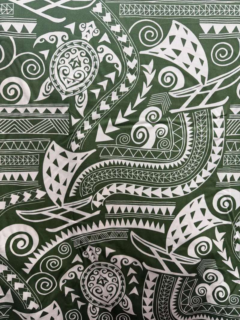 Tribal Honu Green