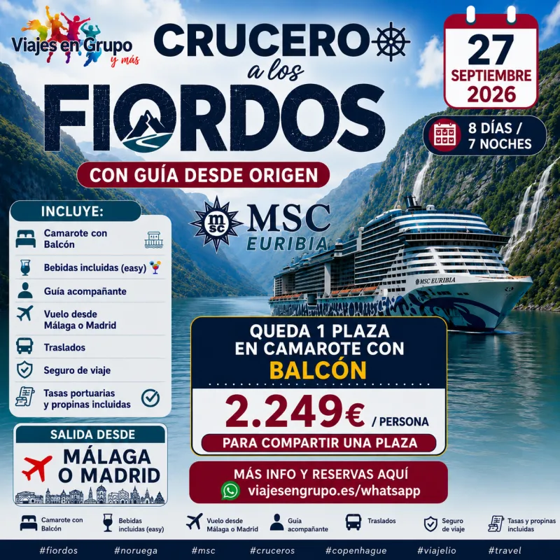 Crucero a lo Fiordos Noruegos