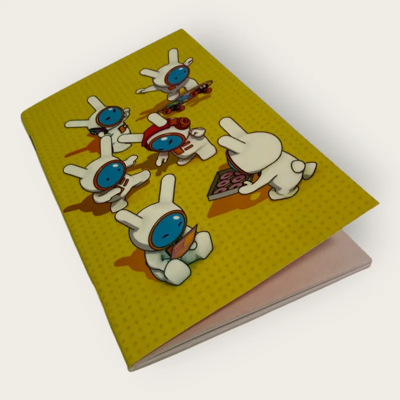 Space Rabbit Animated Pocket Notebook - Group Photo