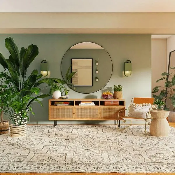Home Decor - Biophilic Living Room Setup
