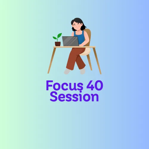 Focus40 Session (40-min) (via calendars)