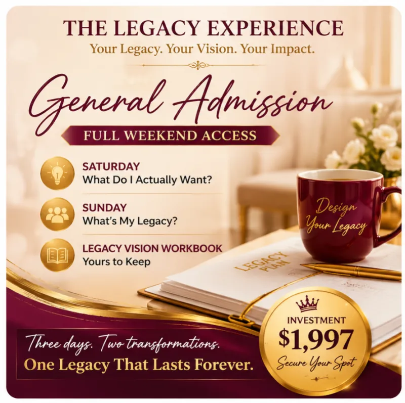 Legacies by Design™ - The Legacy Experience™ Weekend - GA