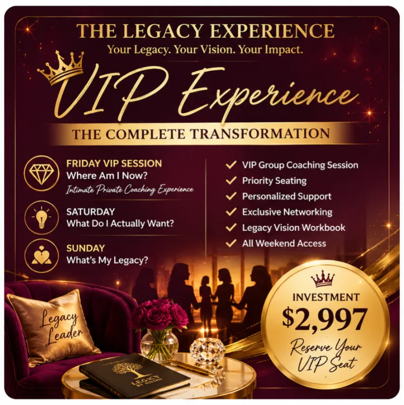 Legacies by Design™ - The Legacy Experience™ Weekend - VIP