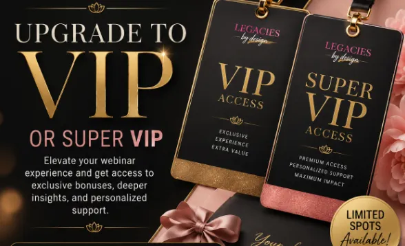 Webinar Upgrades