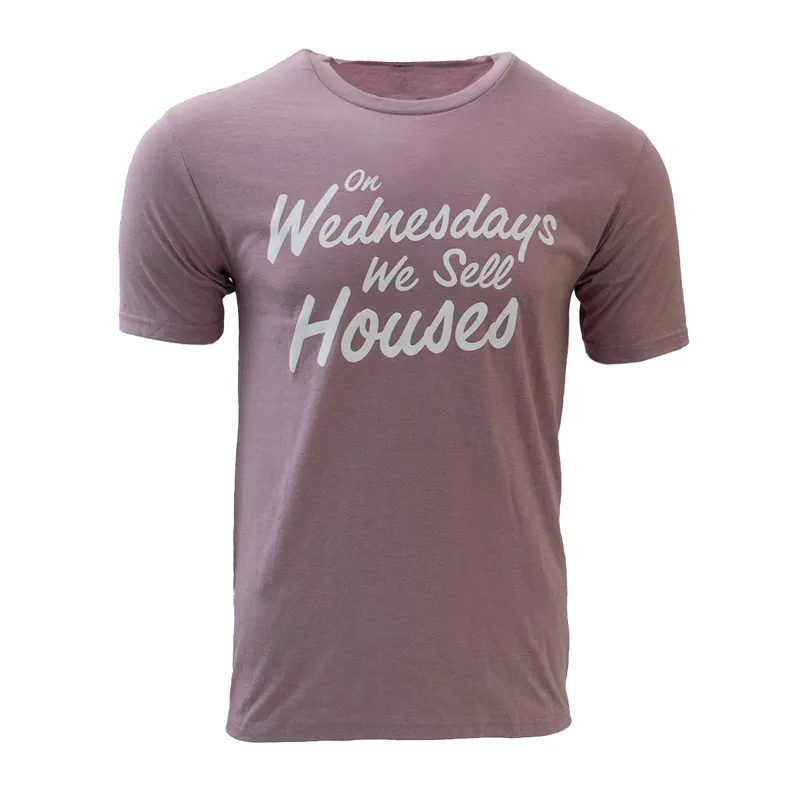On Wednesdays We Sell Houses Tee - Mauve
