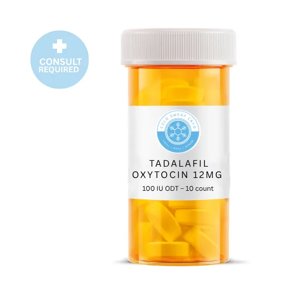 Tadalafil/Oxytocin 12mg/100 IU ODT - 10 Count