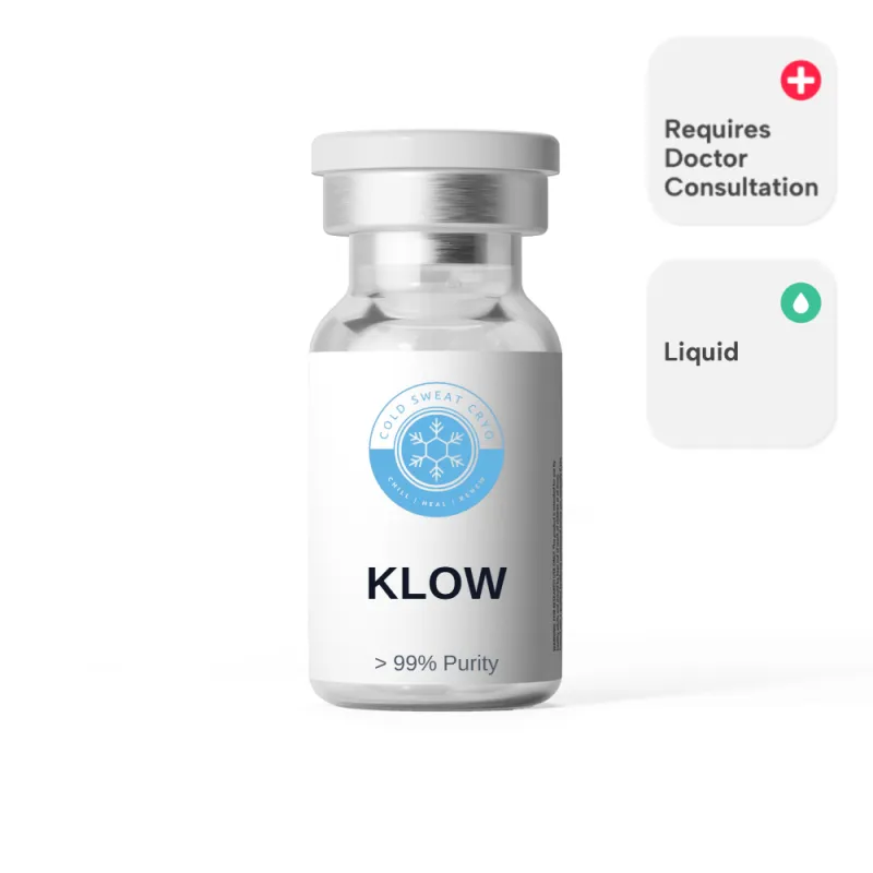 KLOW (BPC-157 / GHK-Cu / KPV / TB-500) 15/50/15/15mg (5mL) (Liquid)