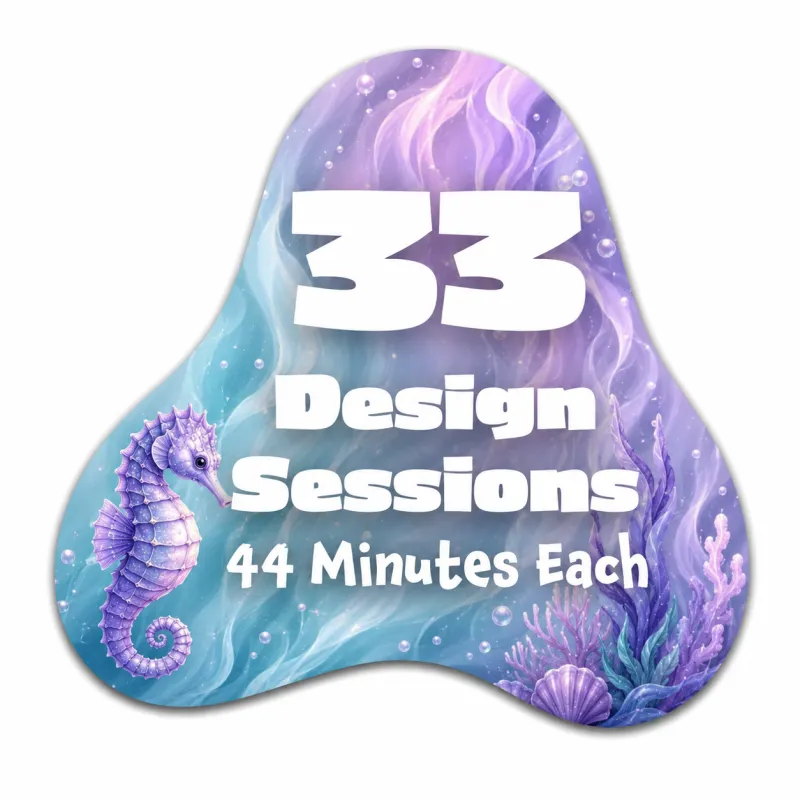 33 Design Sessions (Pre-paid Package)